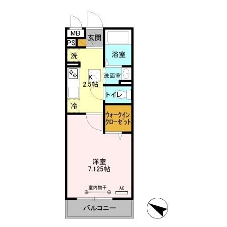 グランドソレイユBabaの物件間取画像