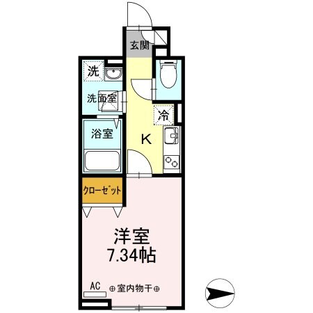 ルピナスAの物件間取画像