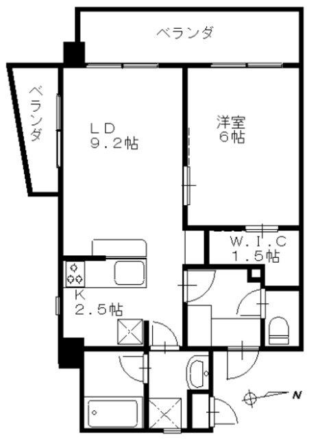 オアシス D棟の物件間取画像