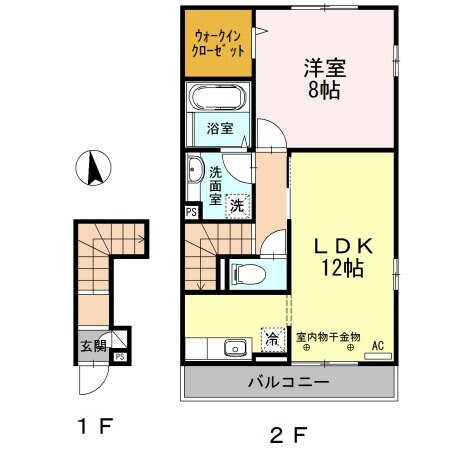 ルミエール ドゥの物件間取画像