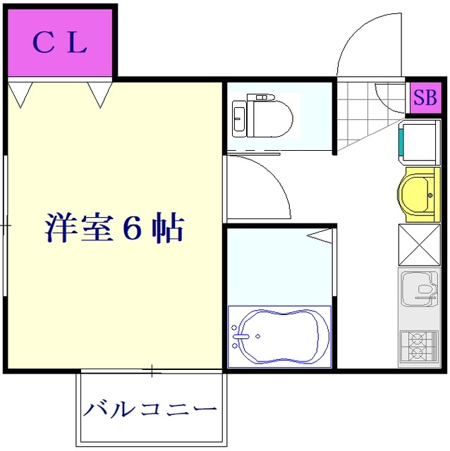 シャトーミレニアの物件間取画像