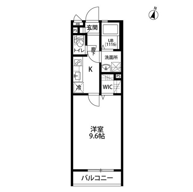 Wisteriaの物件間取画像