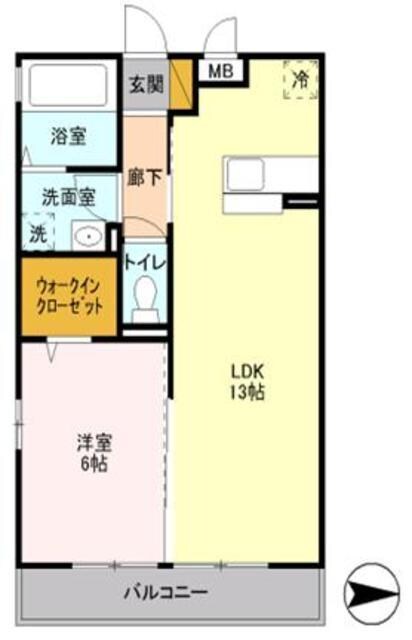 レクレドールの物件間取画像