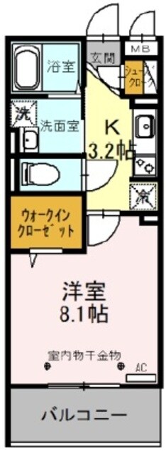 レーヴ・シェソワの物件間取画像