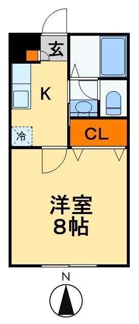 プレステージ一番館の物件間取画像