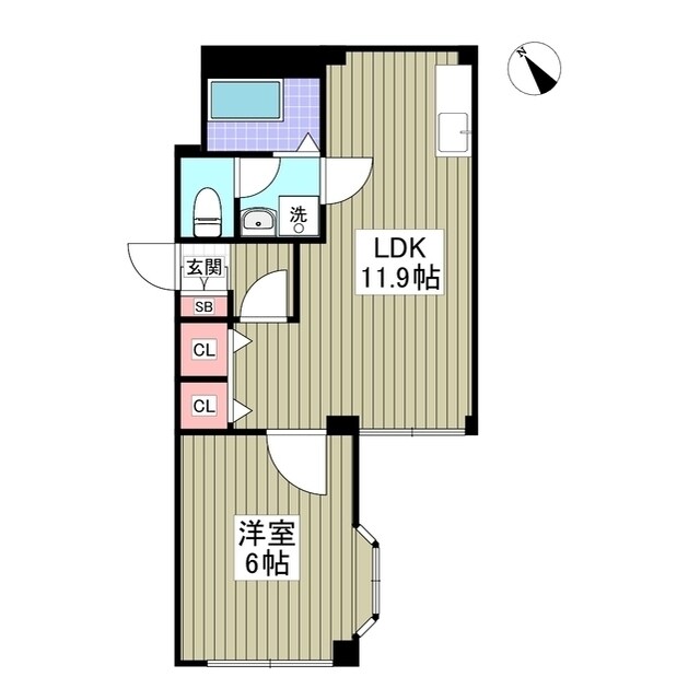 イイダコーポの物件間取画像