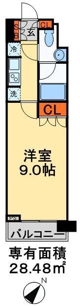 パークアクシス西船橋本郷町の物件間取画像