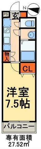 モヌメントTYの物件間取画像