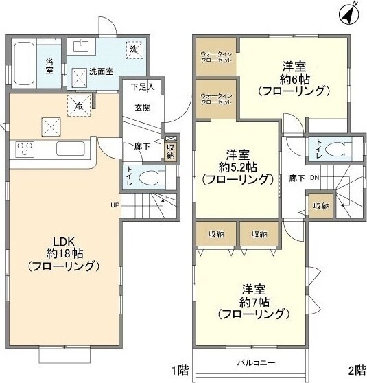 Kolet四街道和良比の物件間取画像