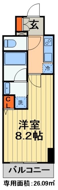 Royjent Parks千葉中央(ロイジェントパークス)の物件間取画像