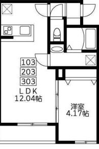 ミリアビタ長洲の物件間取画像