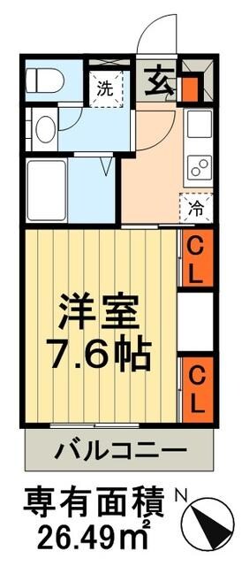 リブリ・ルームス本千葉の物件間取画像