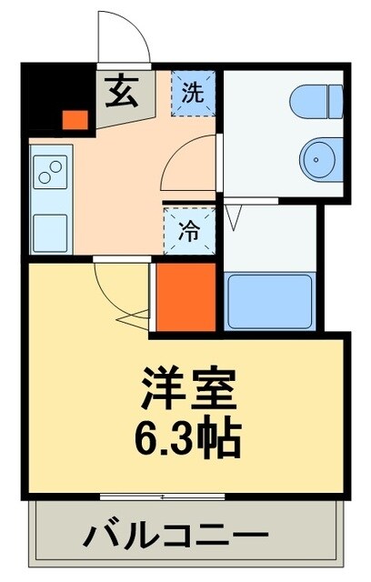 ベルメント船橋の物件間取画像