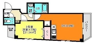 アリエス千葉公園の物件間取画像