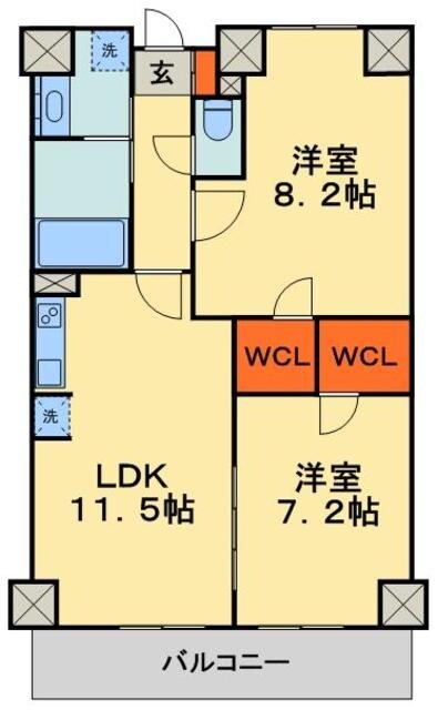 千葉ポートイーストの物件間取画像