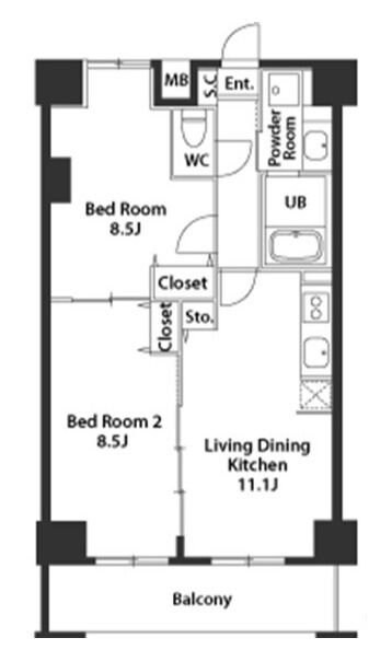 千葉ポートイーストの物件間取画像