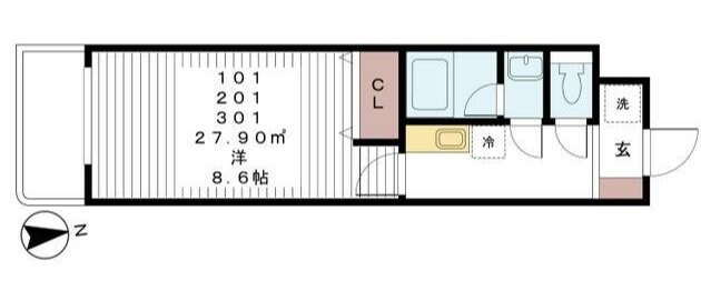 グランメゾン椿森 の物件間取画像