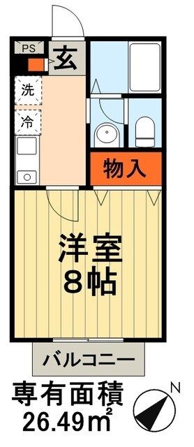 エスパシオCDの物件間取画像