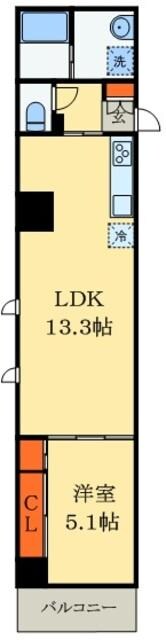 椿荘の物件間取画像