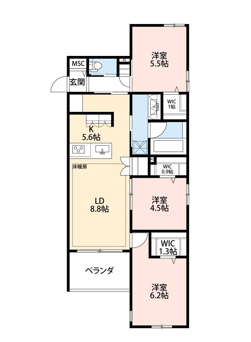 NAKASUの物件間取画像