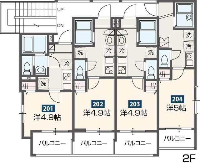 MELDIA新検見川IIIの物件間取画像