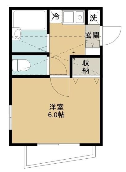 シャイン パティオ所沢の物件間取画像
