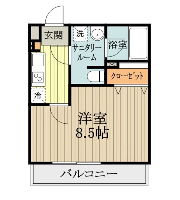 アムールII ESTの物件間取画像