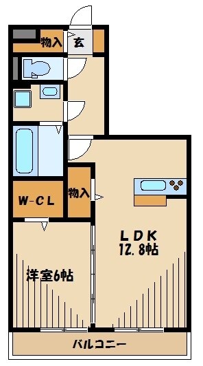 エスポワール神明の物件間取画像