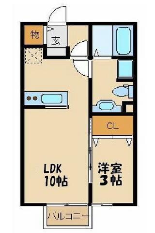 オークヒルズ壱番館の物件間取画像
