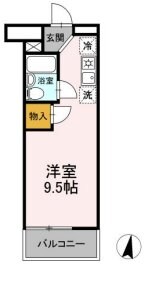 ヴィラ武蔵野の物件間取画像
