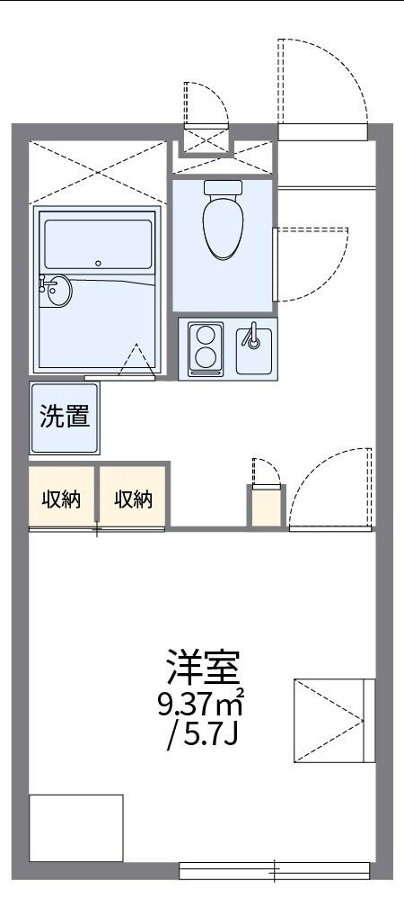 レオパレスキャピタル平松の物件間取画像