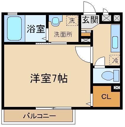 アンフラーゼの物件間取画像