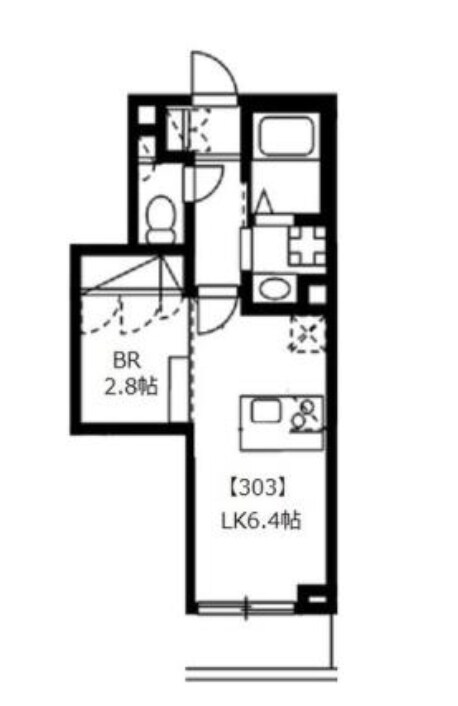 コンパルティア中村橋の物件間取画像