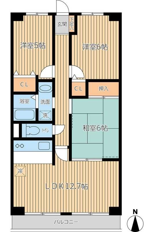 パークフィールド志木の物件間取画像