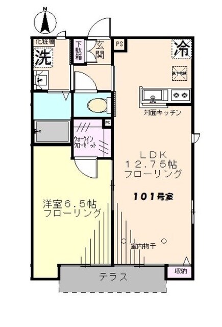 グランソレイユの物件間取画像
