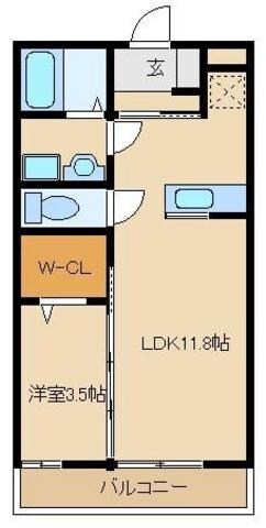 フェアレーン高野台IIの物件間取画像