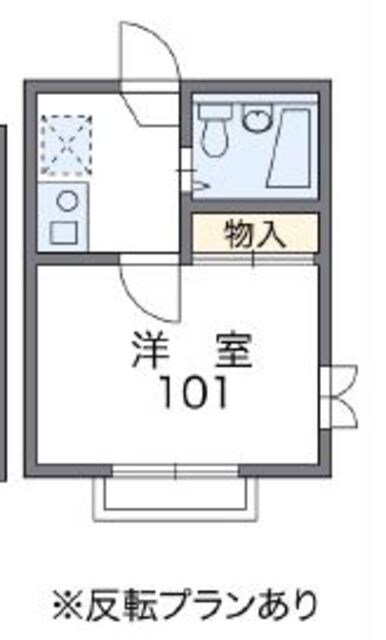 レオパレスデルニエの物件間取画像