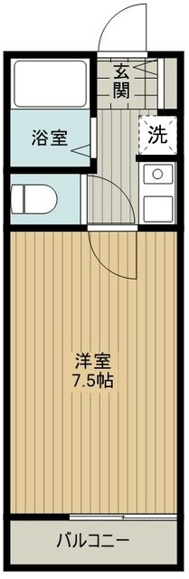 日創ハイツの物件間取画像