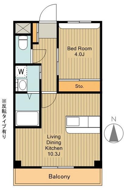 クレールの物件間取画像