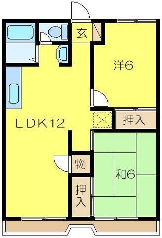 第一鈴木コーポの物件間取画像