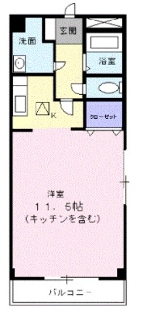 ドーミトリーの物件間取画像