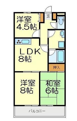 センチュリー川越の物件間取画像