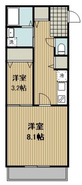 ゼロワン松葉の物件間取画像