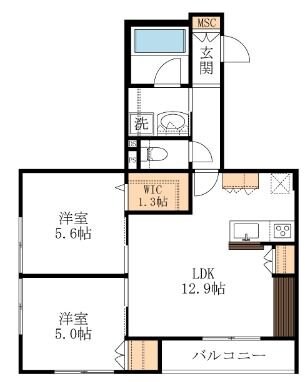 輝の物件間取画像