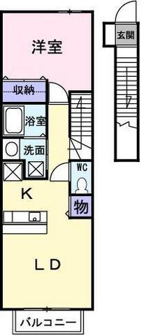 クレール小手指の物件間取画像
