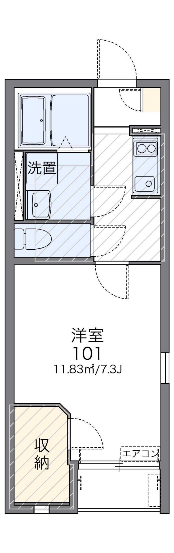 レオネクスト黄金屋の物件間取画像