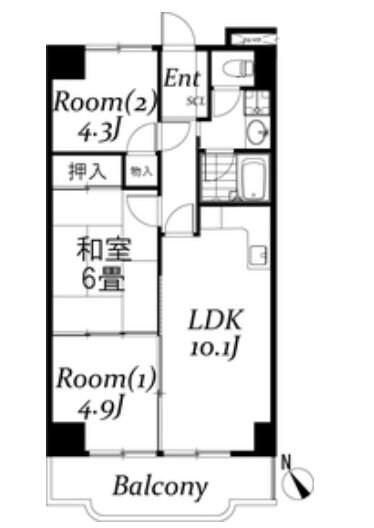 シュターンハイム第1の物件間取画像