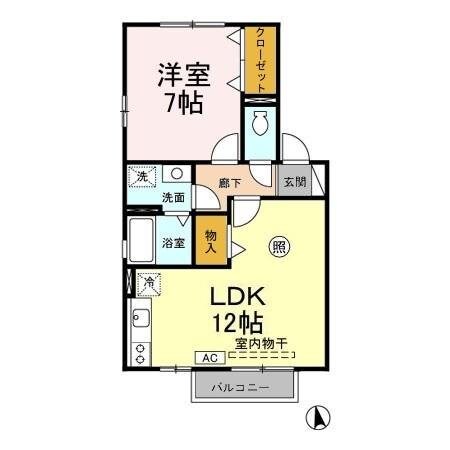 グレースヒルの物件間取画像