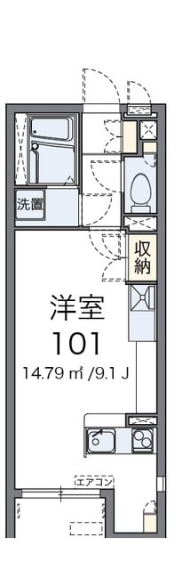 ミランダベル エスポワール秋津の物件間取画像