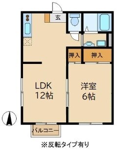 プロムナード幸の物件間取画像